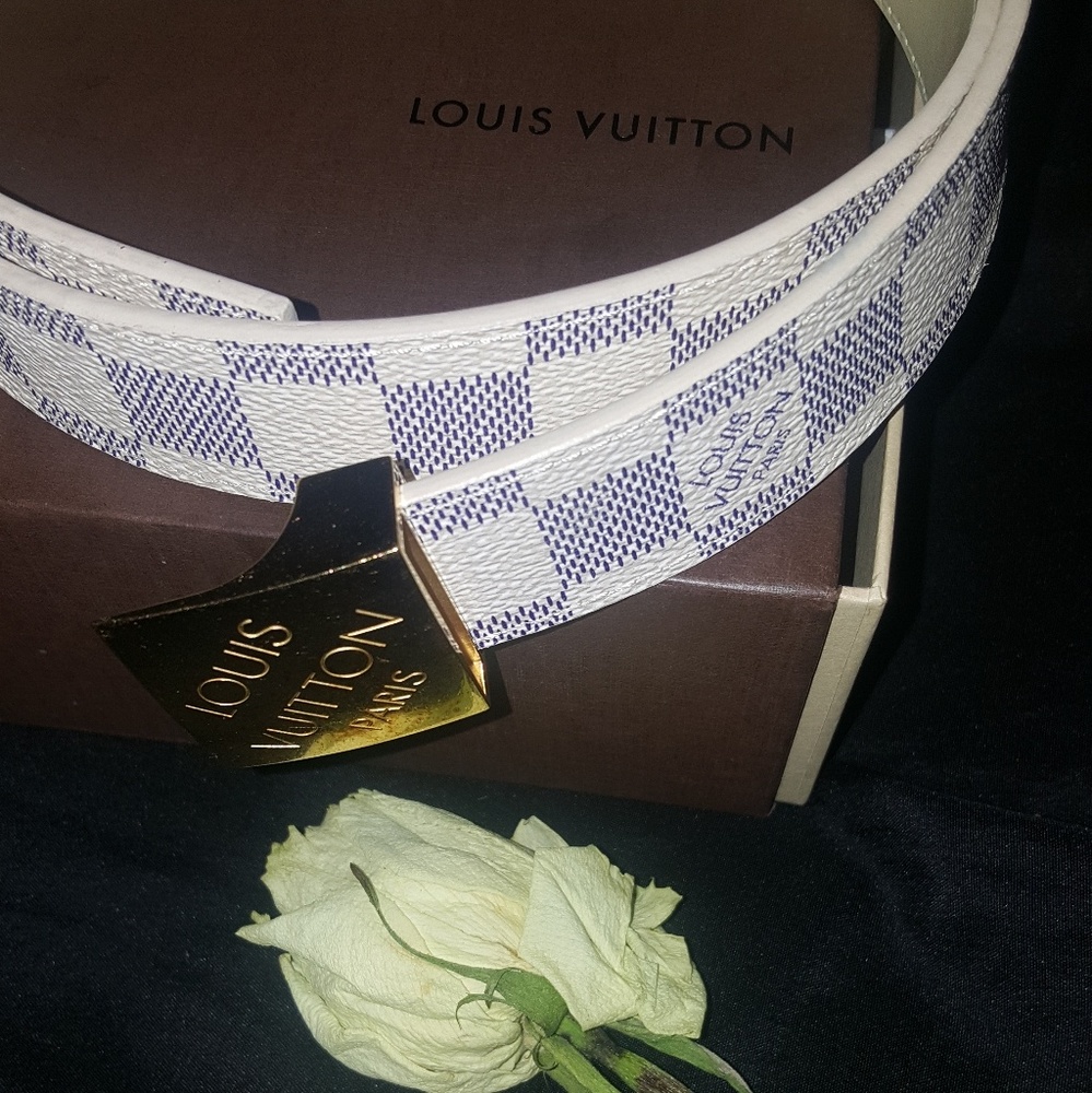 Louis Vuitton Damier w Gold "Louis Vuitton Paris"